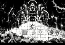 Helix: Descend N Ascend • Striking black-and-white design is more than just a gimmick